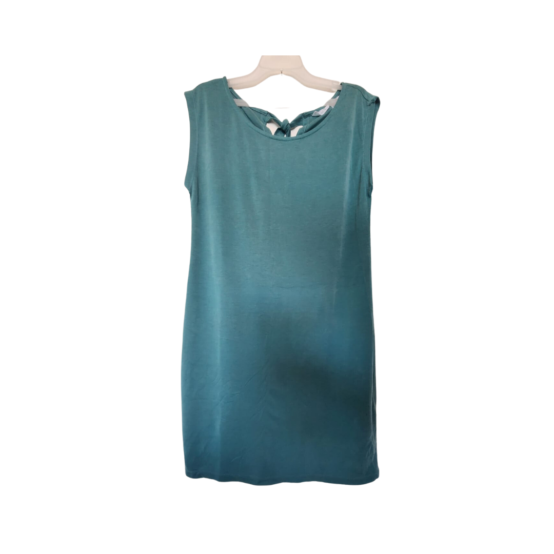 Mini vestido recto sin manga Size S