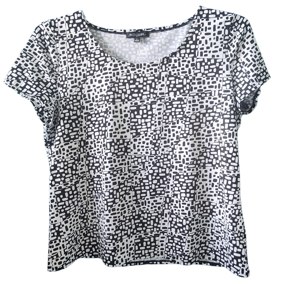 Notations Blouse Size L