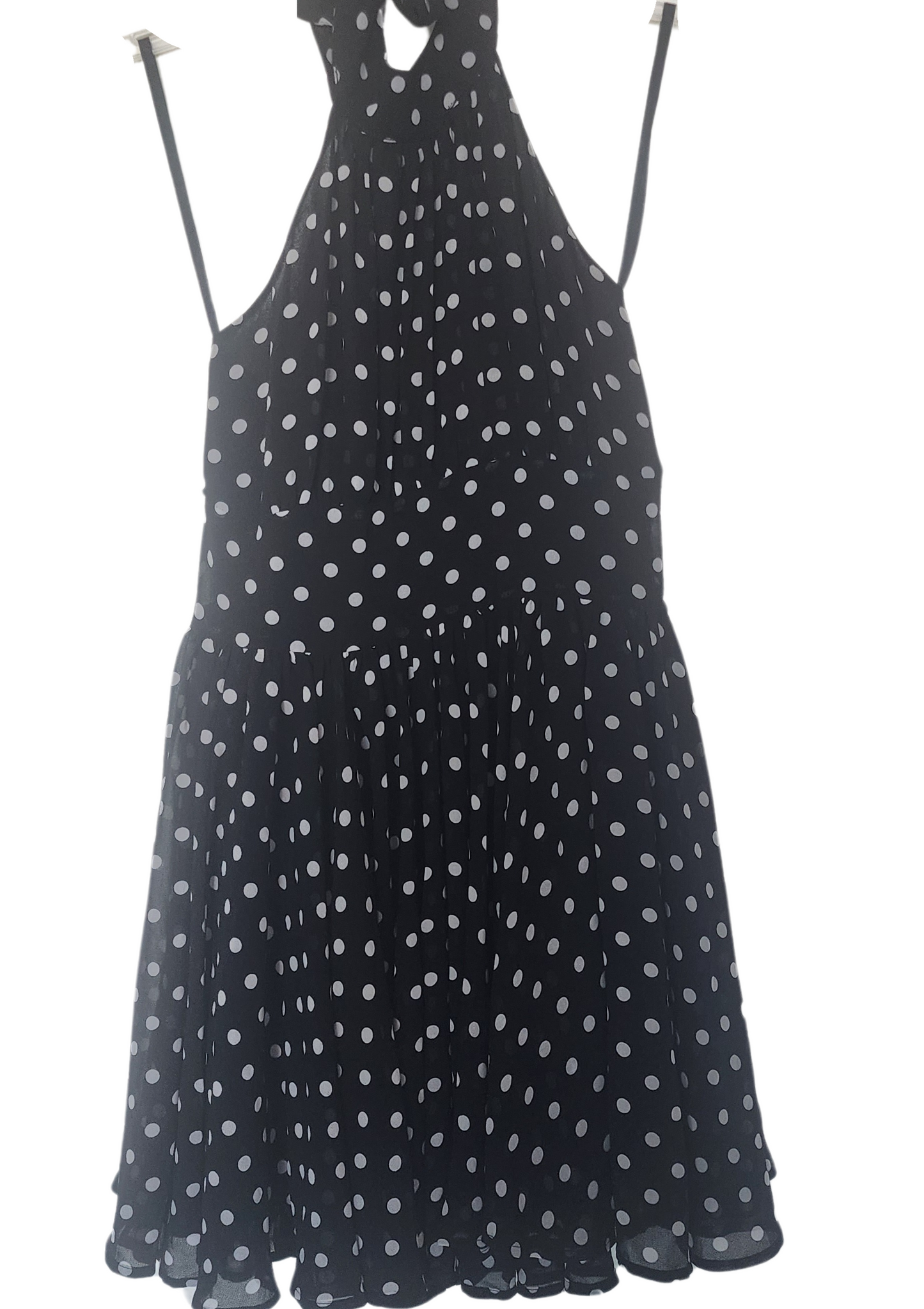 Vestido Negro con puntos blancos Size 4