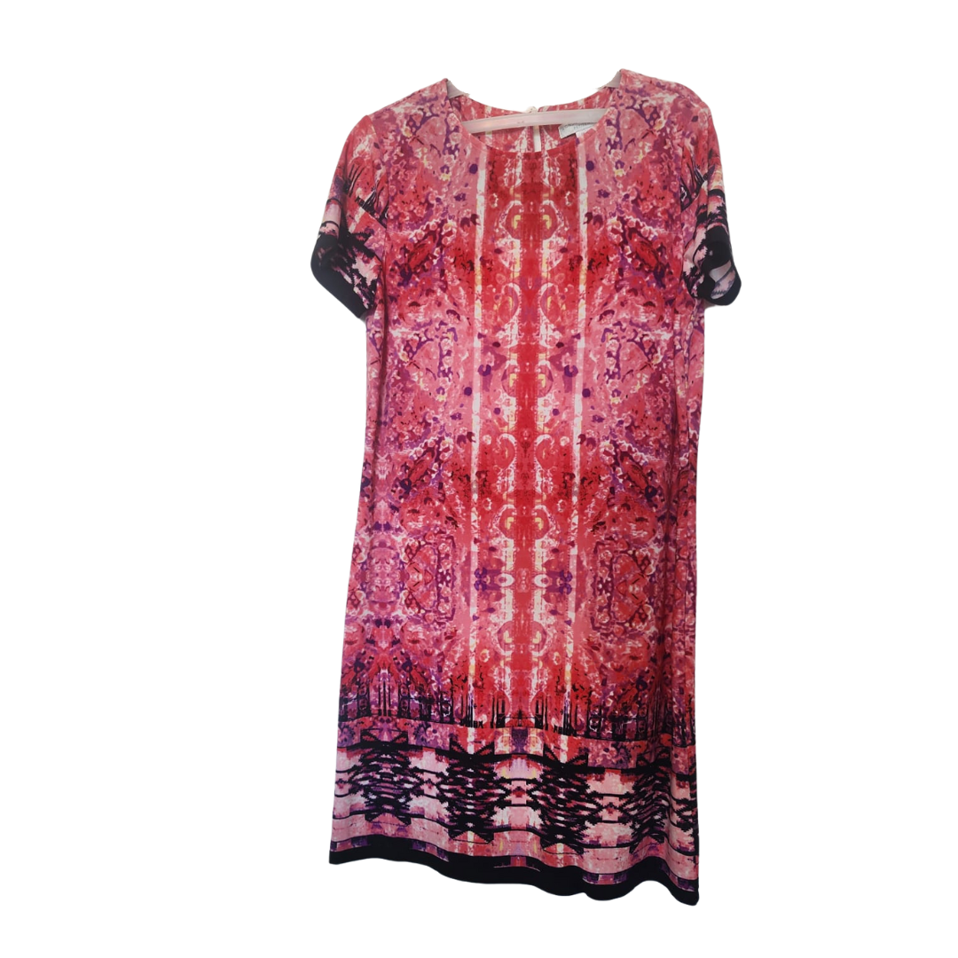 Vestido recto muticolor Size 10P