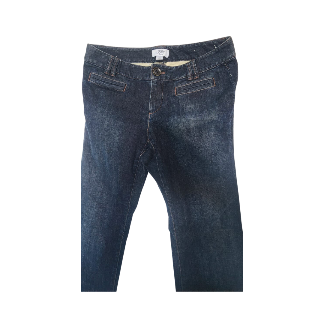 Dark Wash Bootcut Jeans Size 4P Ann Taylor Petite