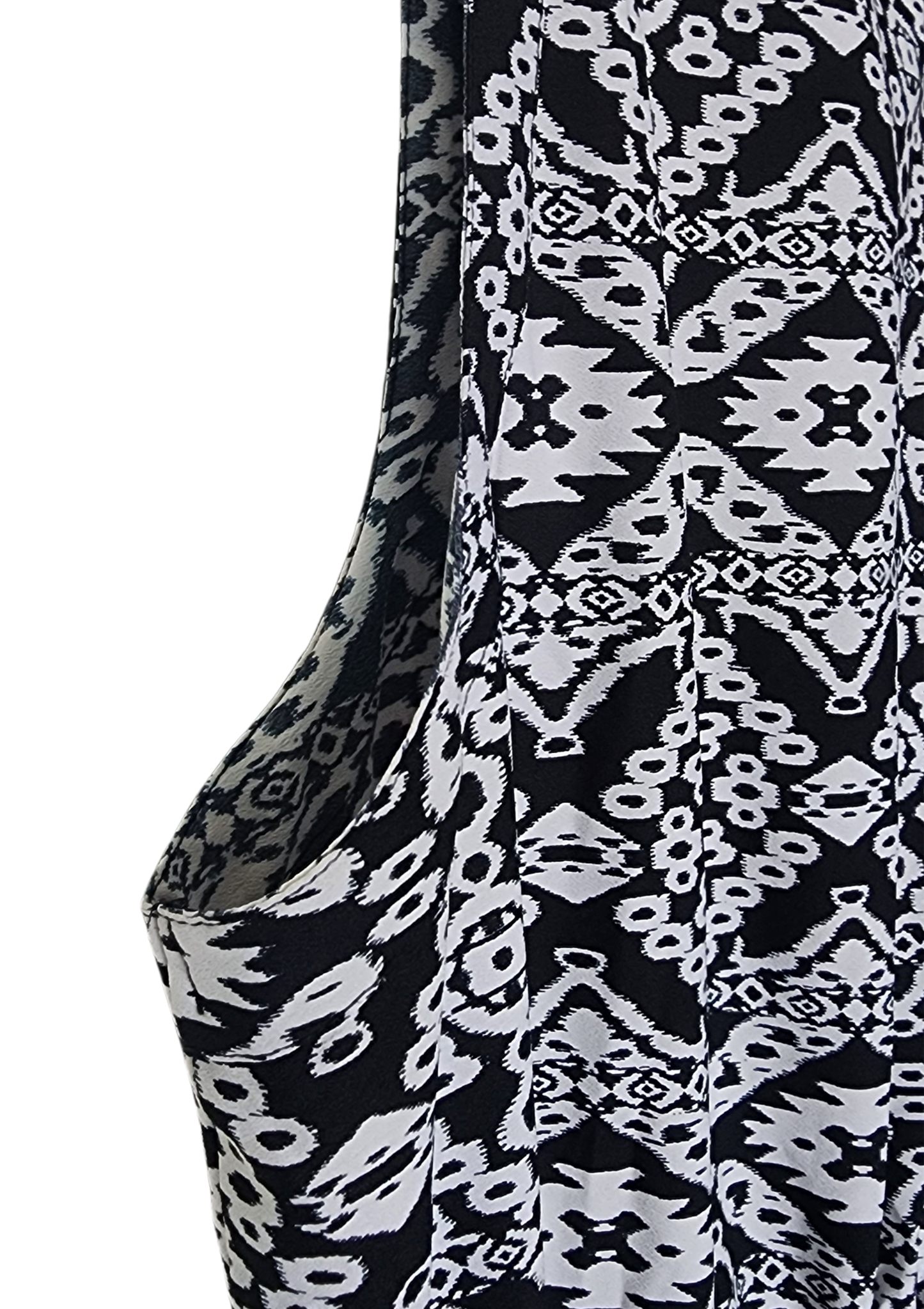 Vestido blanco y negro Size L