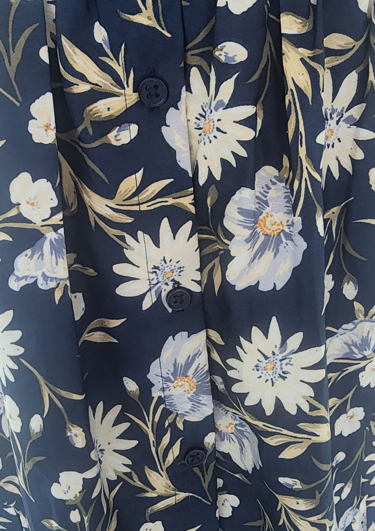 Vestido de mahón y floral Size M