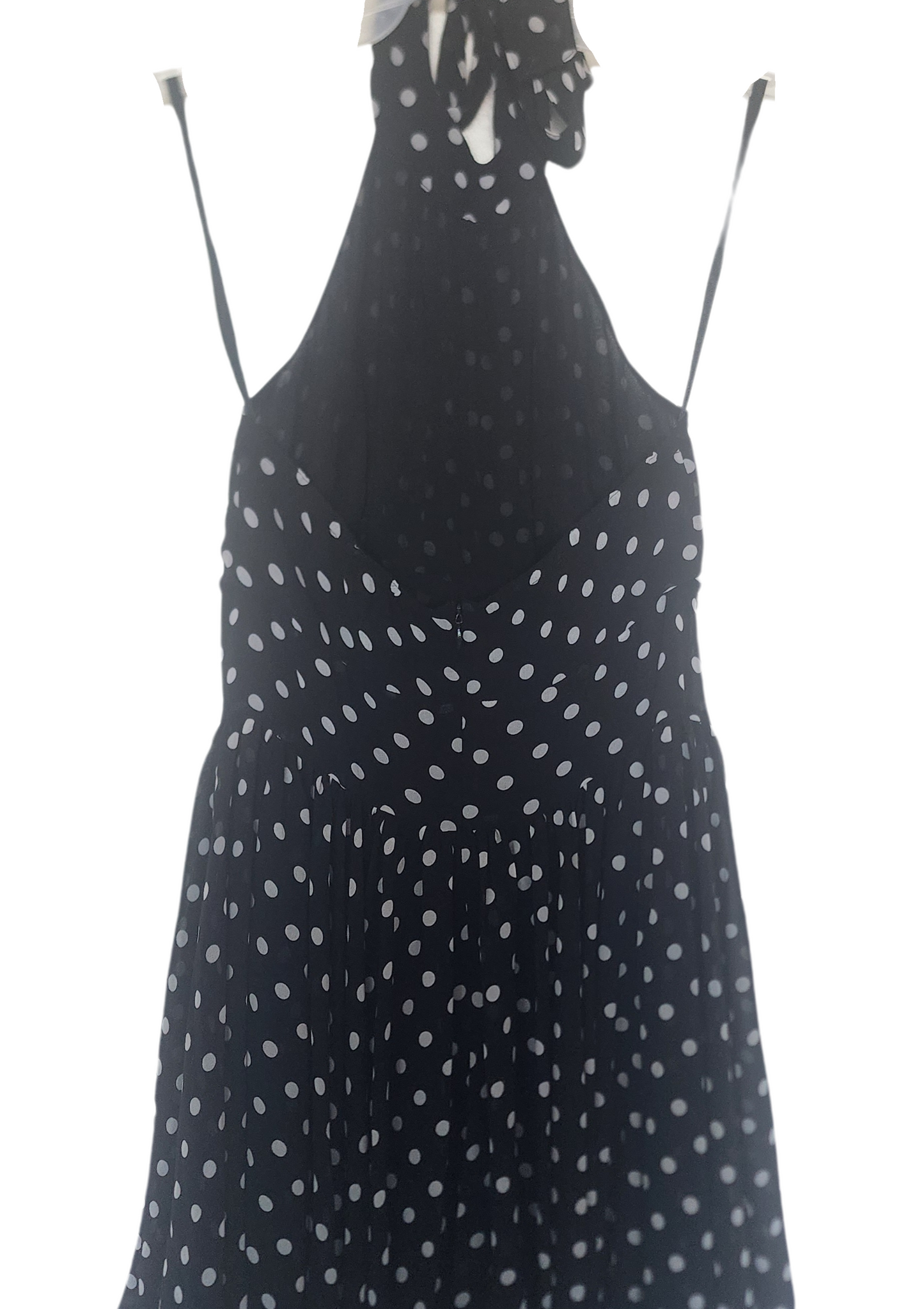 Vestido Negro con puntos blancos Size 4