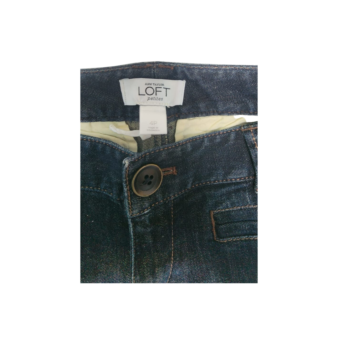 Dark Wash Bootcut Jeans Size 4P Ann Taylor Petite