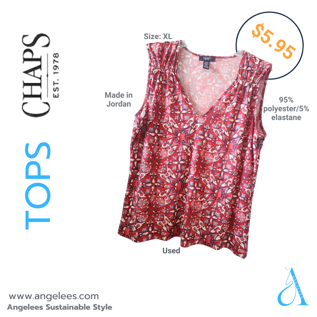 Chaps Blouse Size XL