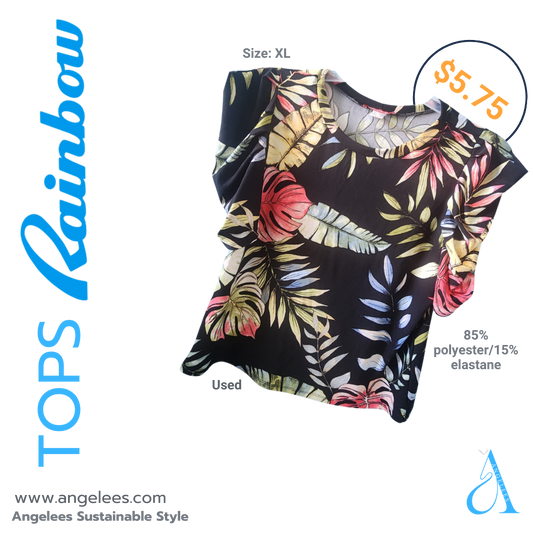 Rainbow Blouse Size XL