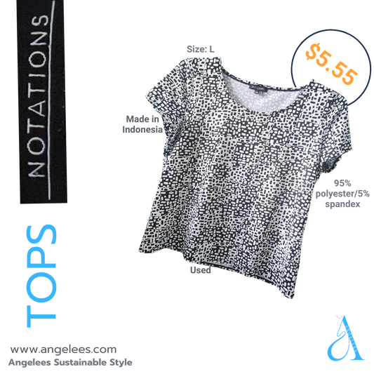 Notations Blouse Size L