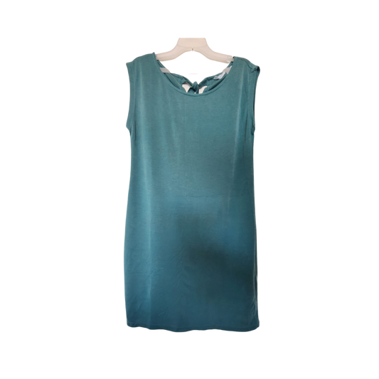 Mini vestido recto sin manga Size S